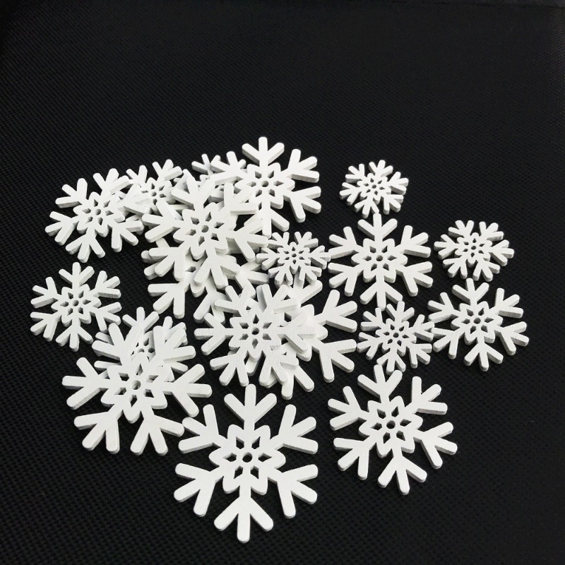 Christmas Craft Embellishment - 50pcs 20mm 25mm 30mm 35mm Mix