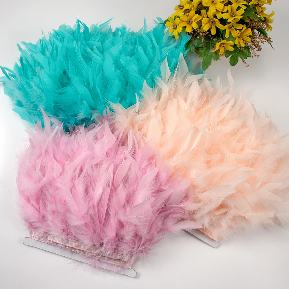 Feather Trim Marabou - 1M Natural Turkey Feathers Trim Marabou