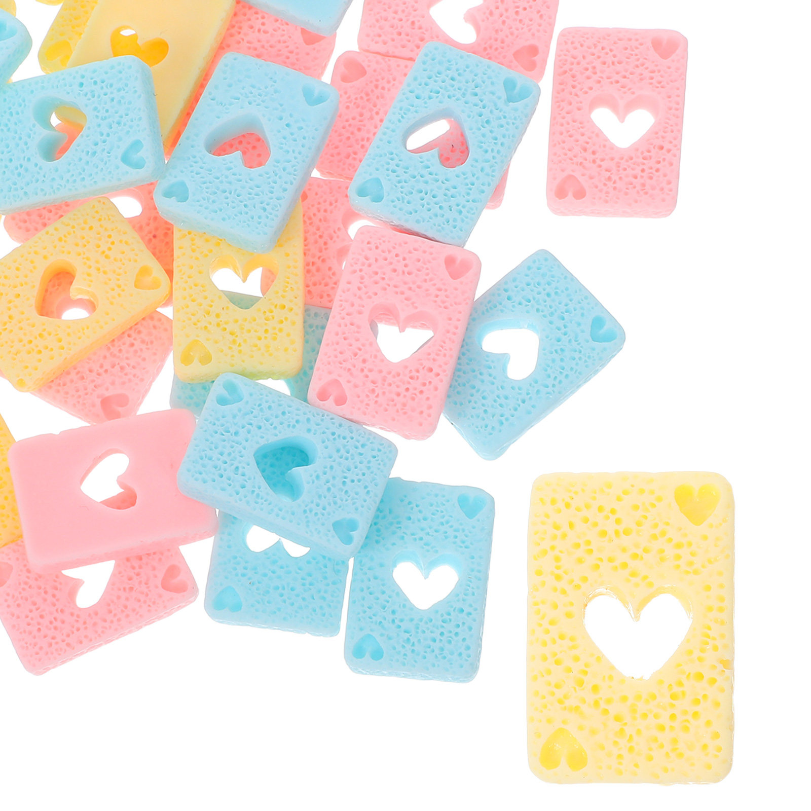 Craft Embellishment - 30Pcs DIY Resin Poker Charms Candy