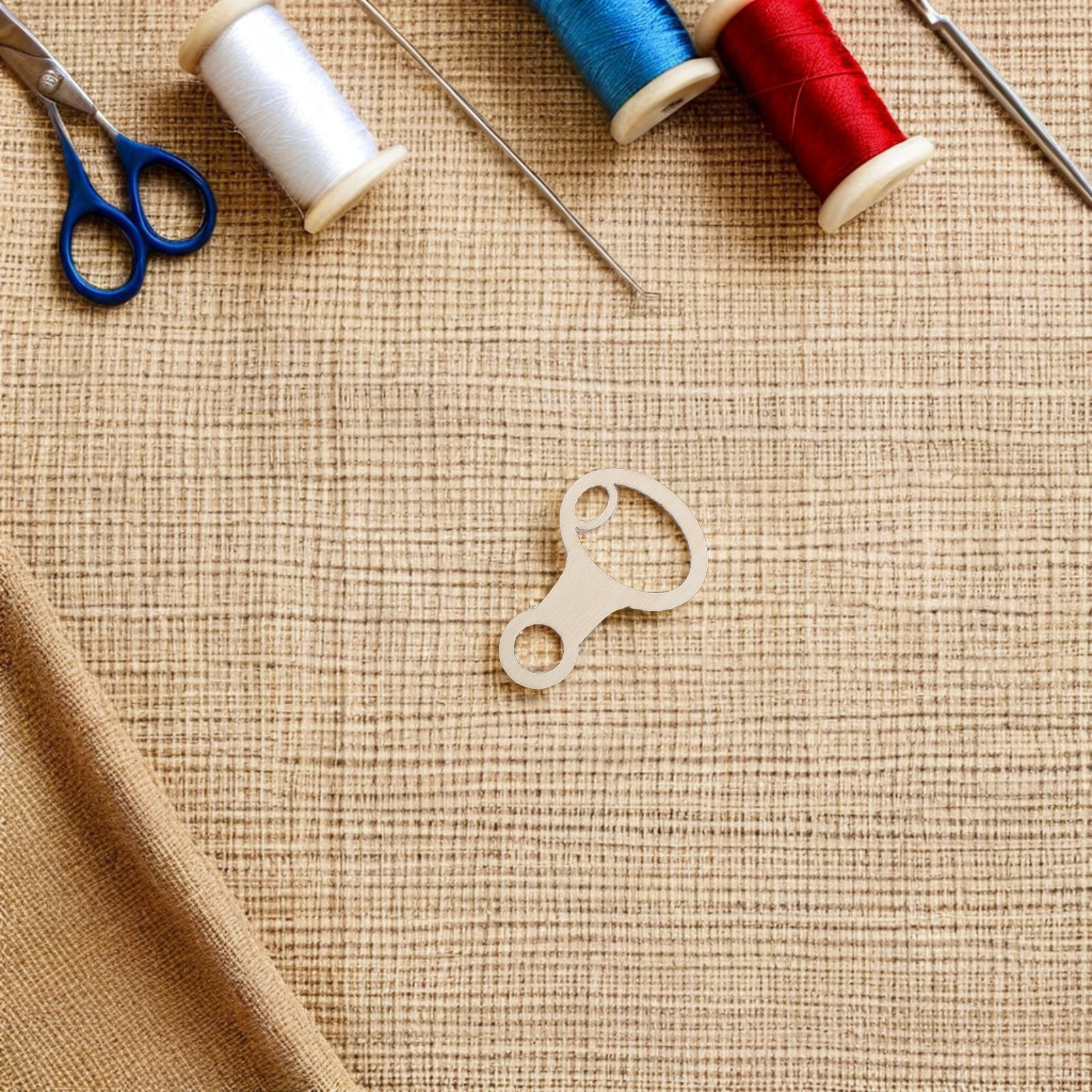 Embroidery Craft - 50Pcs Wooden Embroidery Floss Bobbins Thread