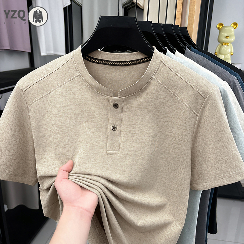 2026 Fashion Men's Henley Neck - Embellish Knit review and price