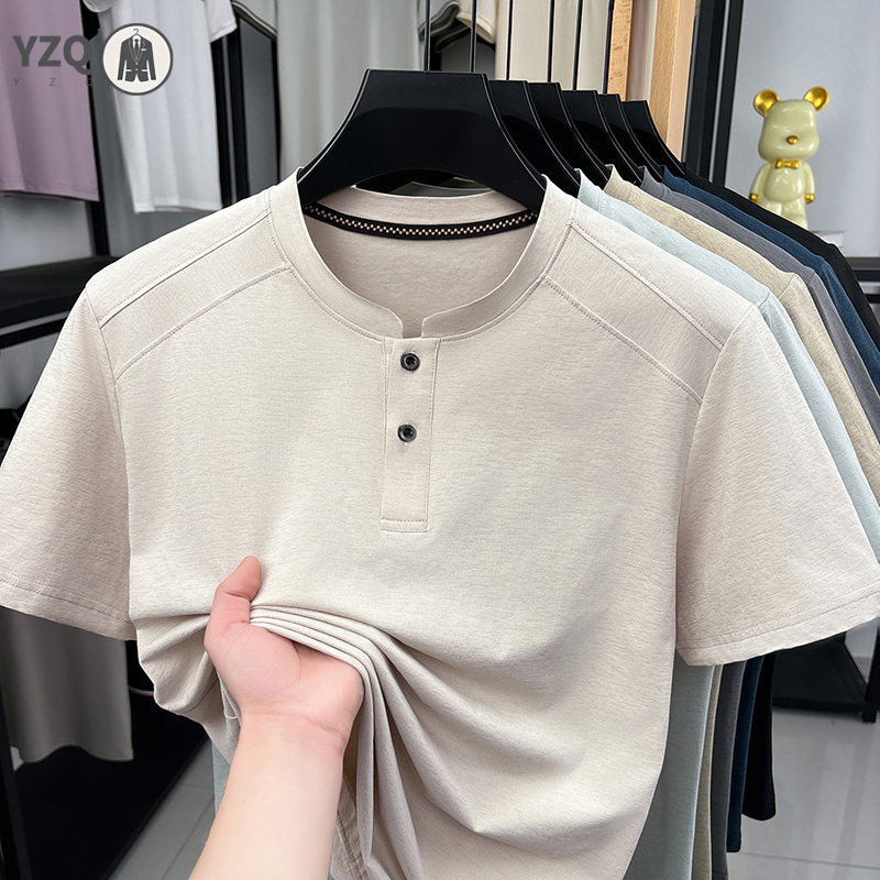 2026 Fashion Men's Henley Neck - Embellish Knit review and price
