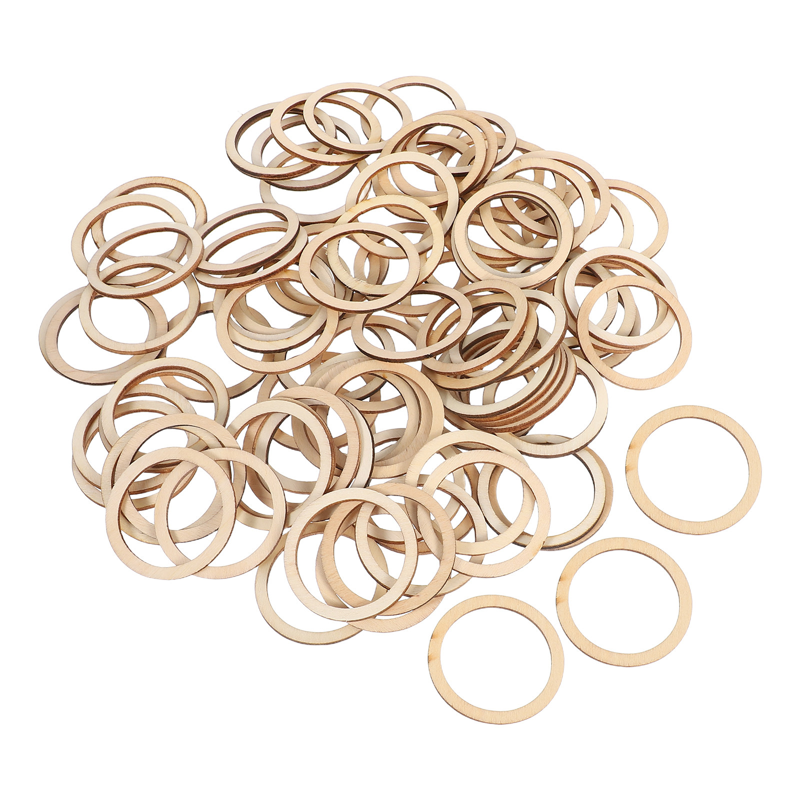 100Pcs Natural Wood Circle Emb - Christmas Craft Embellishment review and price