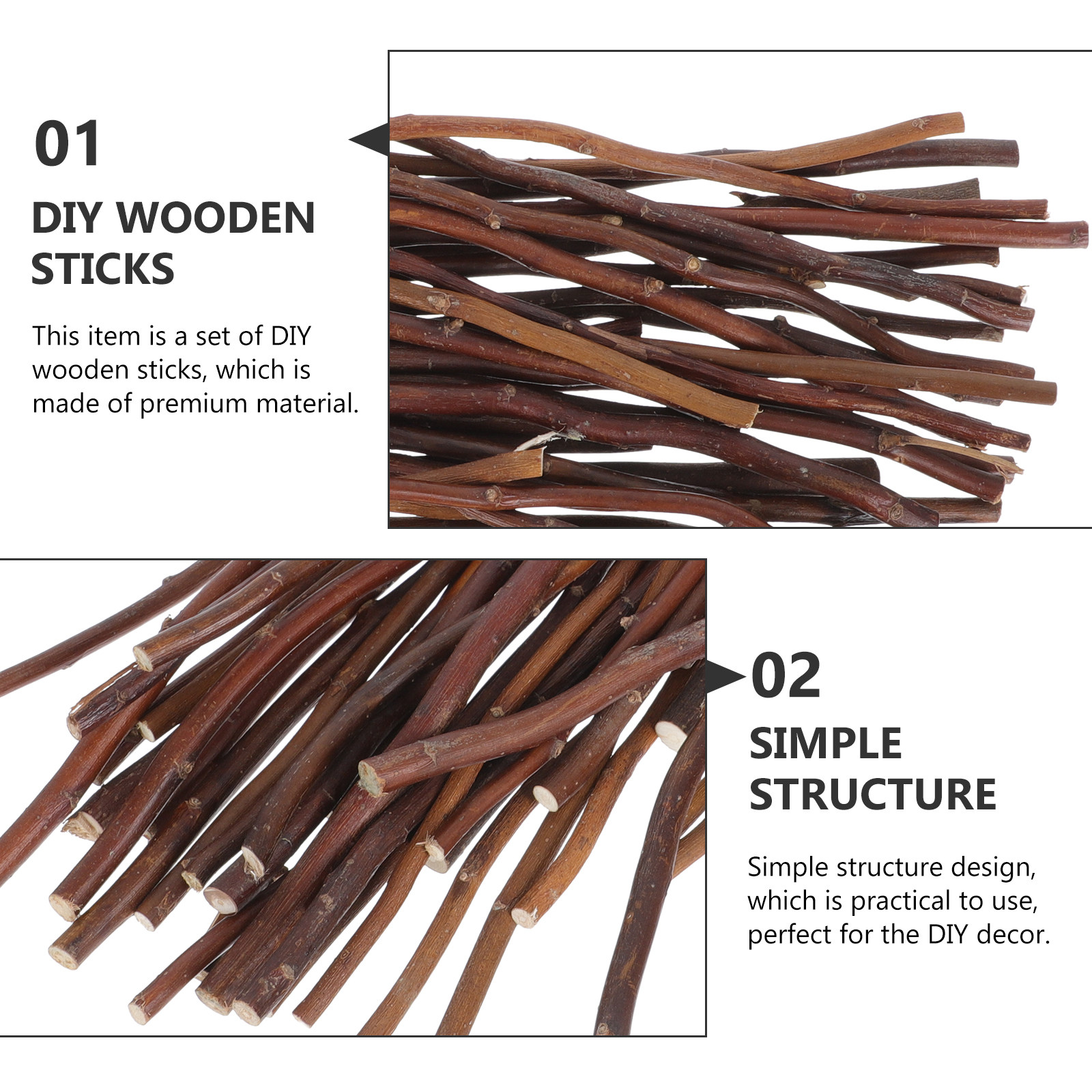 40Pcs Premium DIY Twig Decor N - Craft Embellishment review and price