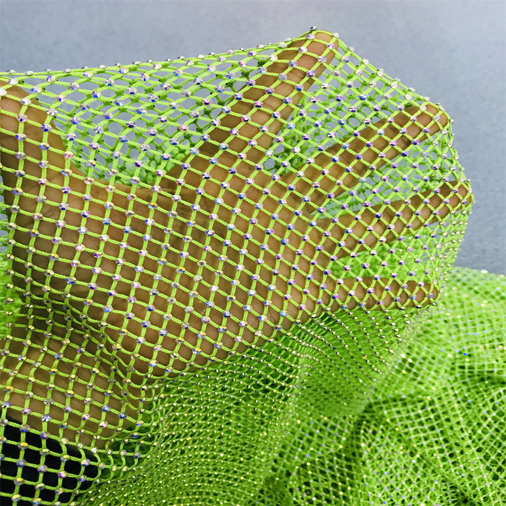 Chunky Glitter Blue Yellow Gla - Crystal Mesh Fabric review and price