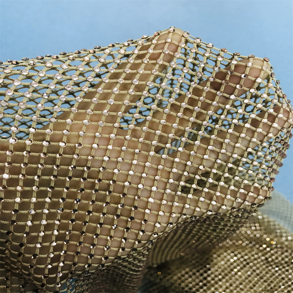 Chunky Glitter Blue Yellow Gla - Crystal Mesh Fabric review and price