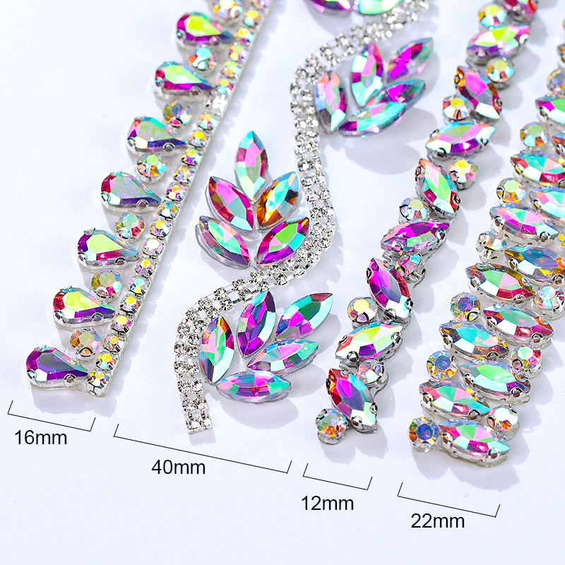 QIAO Rhinestone Trim Crystal A - Crystal Mesh Fabric review and price