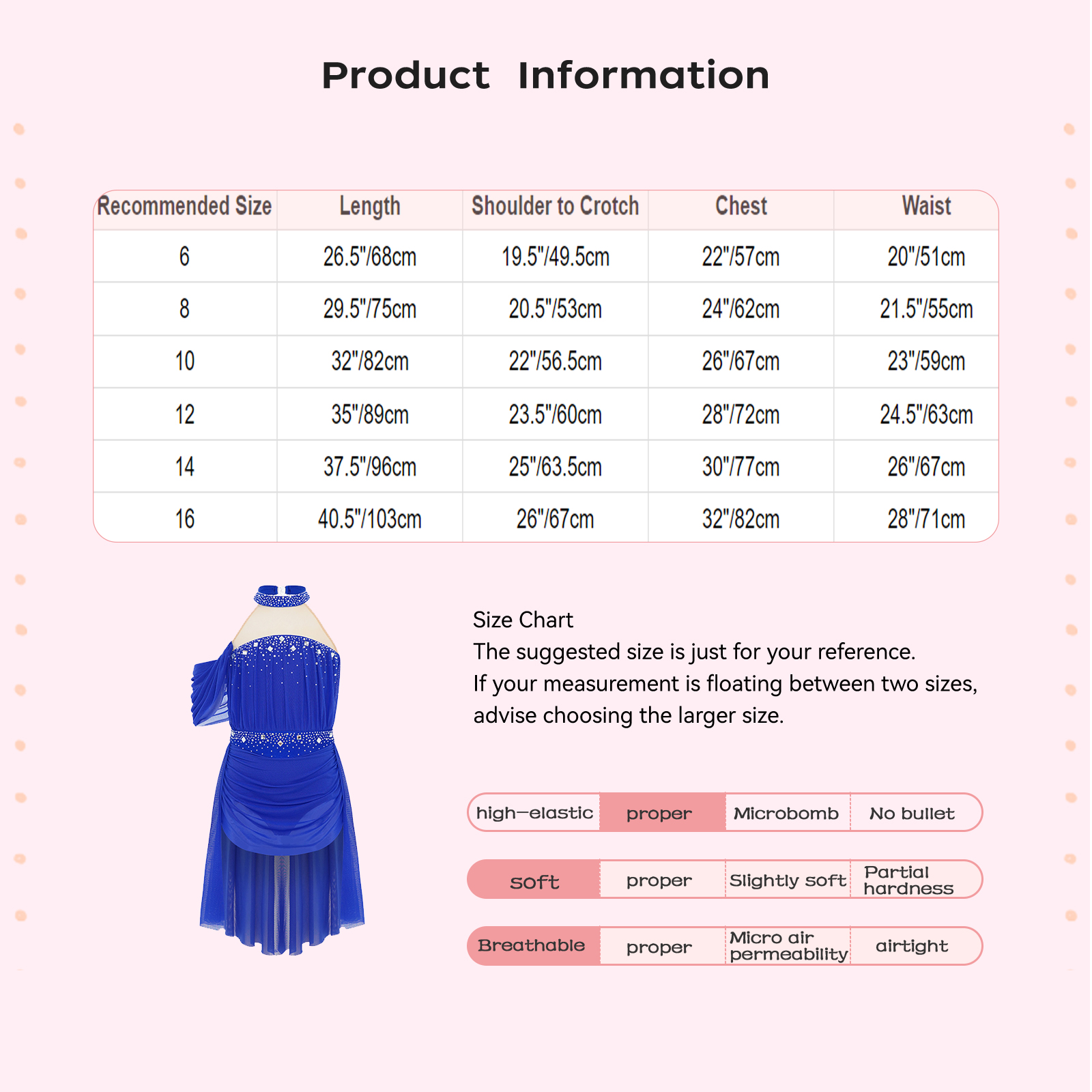 Kids Girls Ballet Leotard Dres - Rhinestone Banding Trim review and price