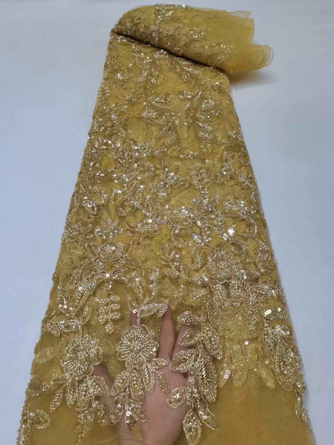 Custom Made Evening Party Gown - Crystal Mesh Fabric review and price