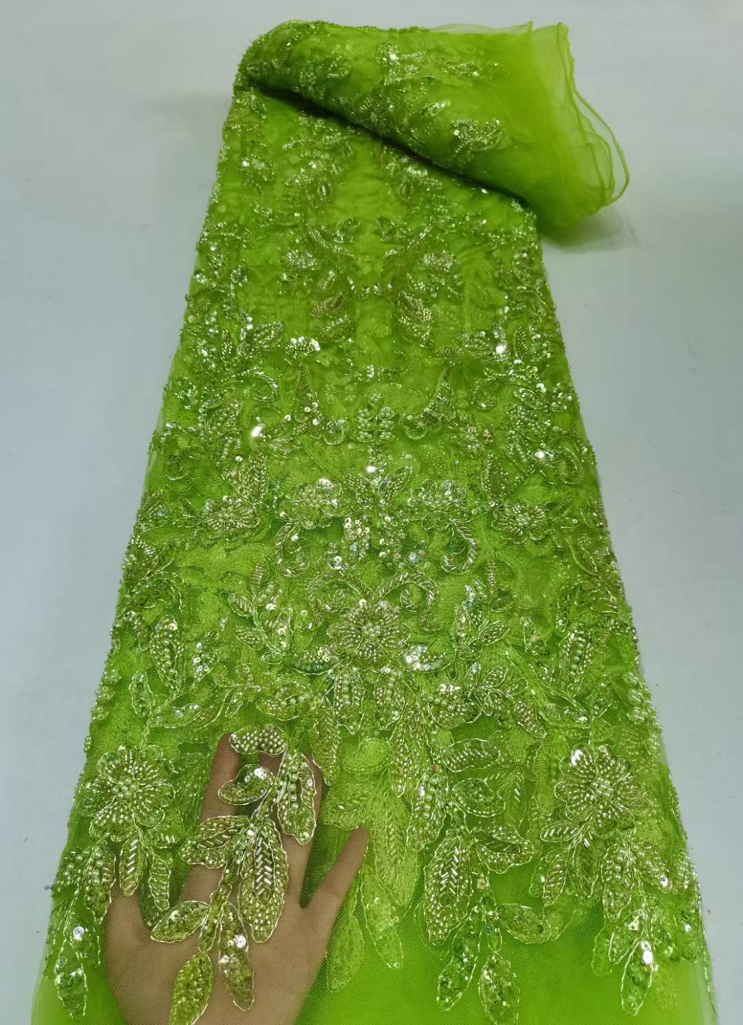 Custom Made Evening Party Gown - Crystal Mesh Fabric review and price