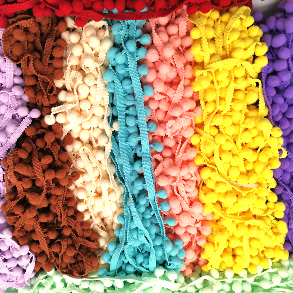 1-5yard Pom pom Fringe Lace Ri - Fringe Ribbon Sewing review and price