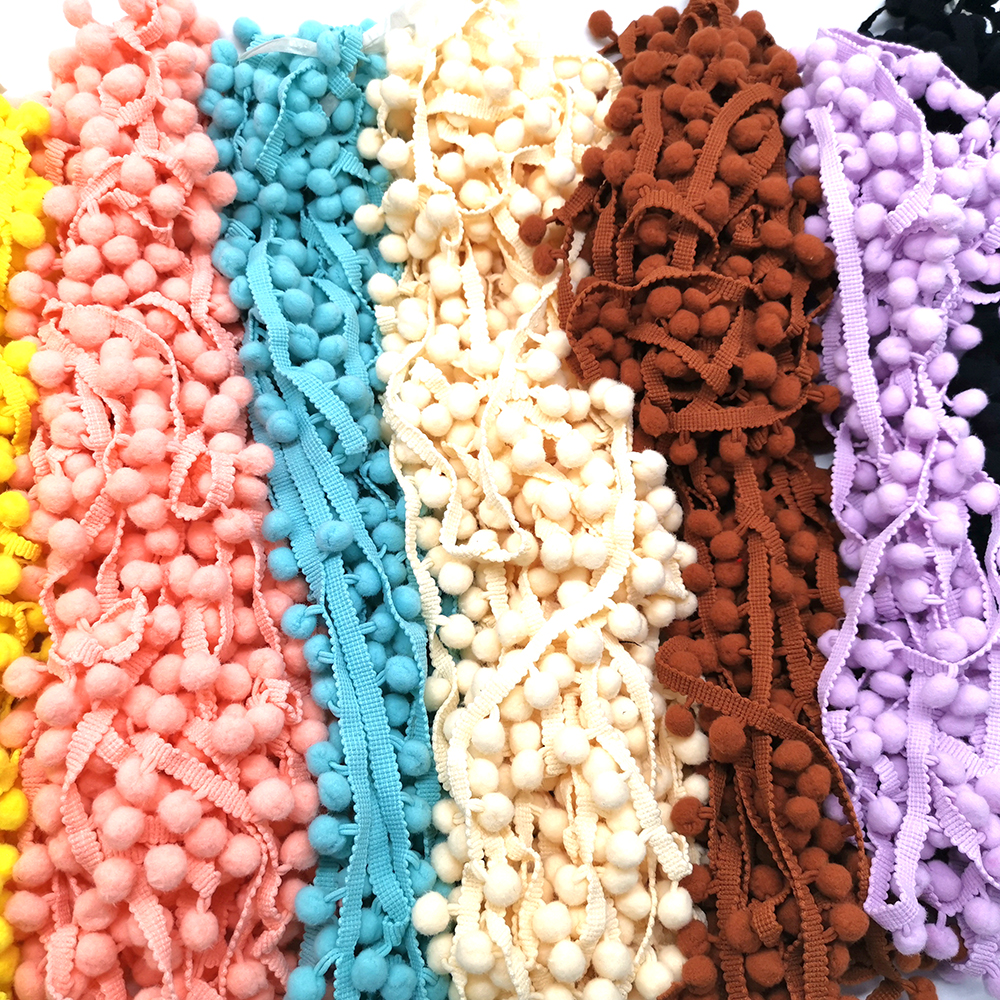 1-5yard Pom pom Fringe Lace Ri - Fringe Ribbon Sewing review and price