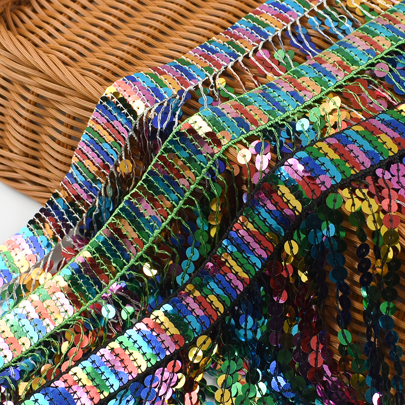 5/10Yards Sequin Fringe Tassel - Fringe Ribbon Sewing review and price