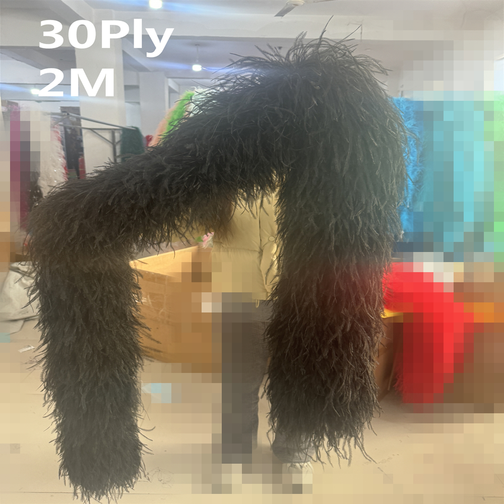 Natural Ostrich feather boa 1  - Feather Trim Marabou review and price