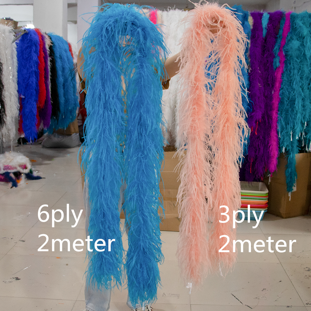 Natural Ostrich feather boa 1  - Feather Trim Marabou review and price