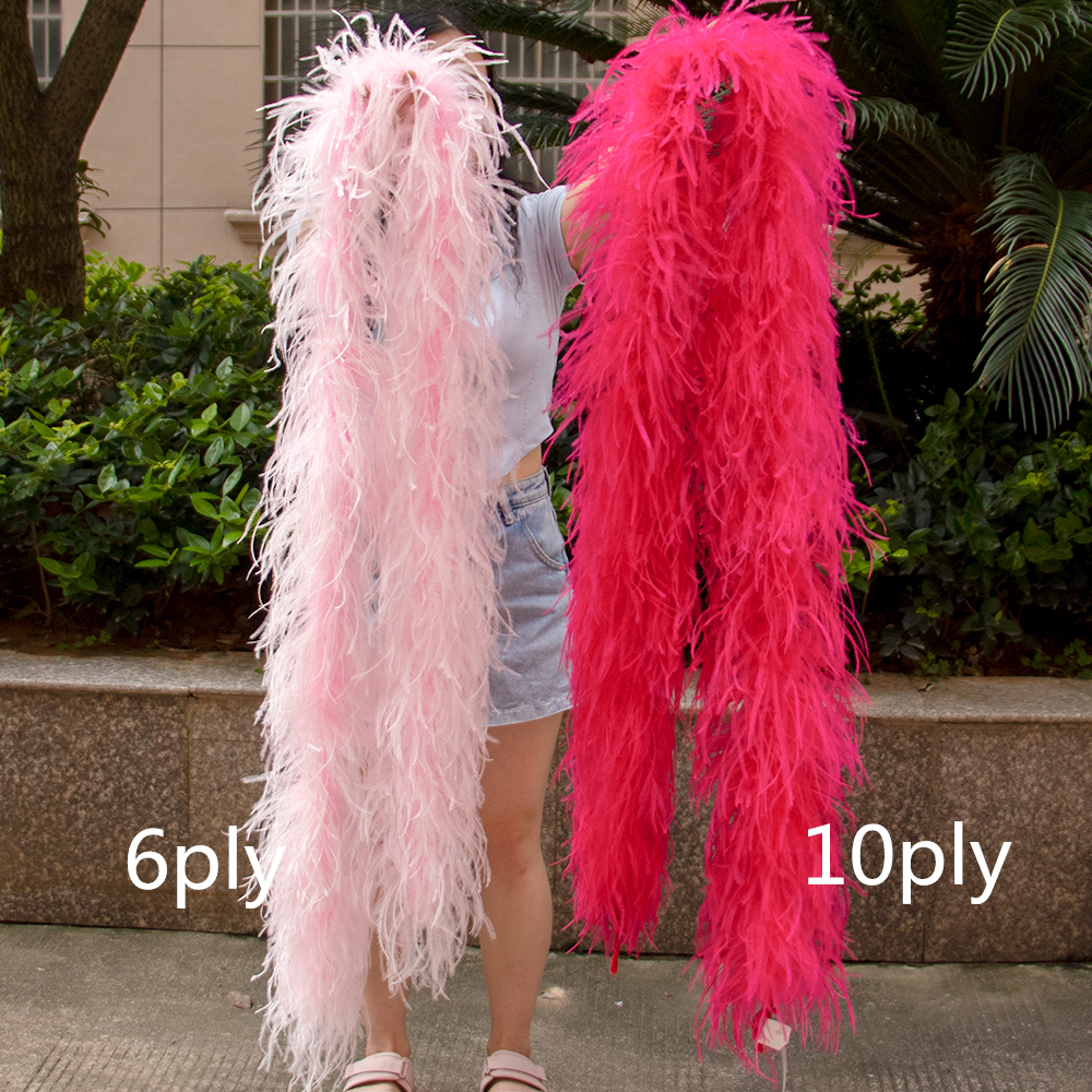 Natural Ostrich feather boa 1  - Feather Trim Marabou review and price