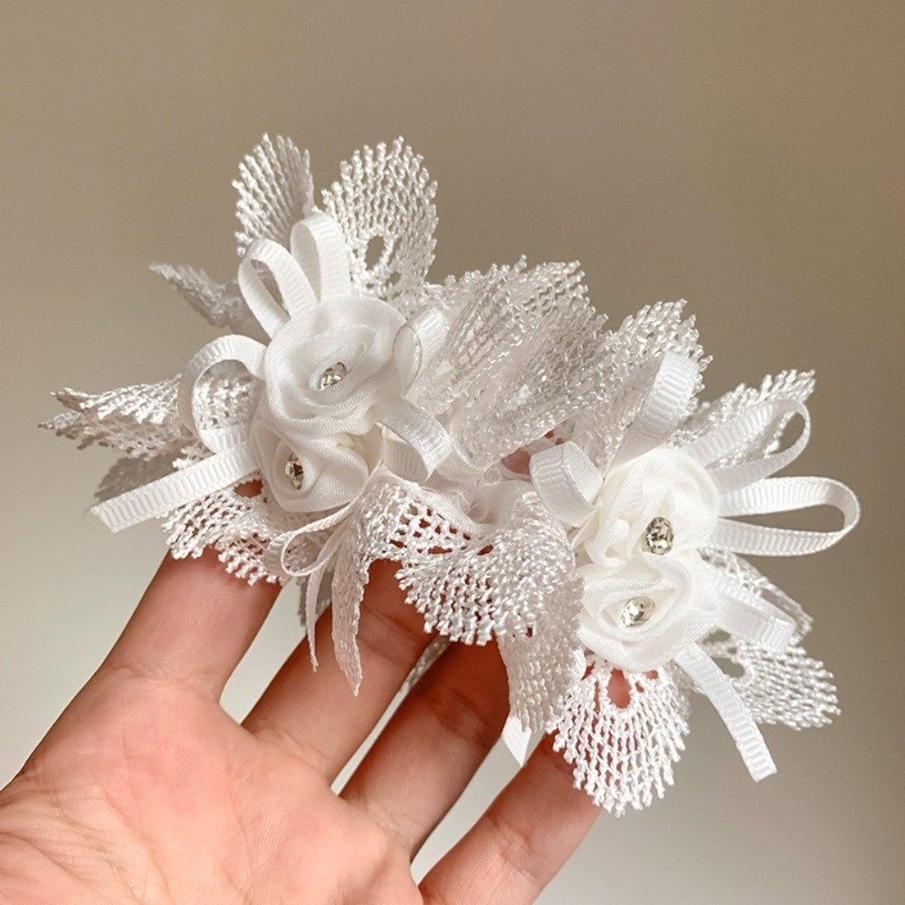 Elegant Lace Trim Hair Ropes R - Rhinestone Banding Trim review and price
