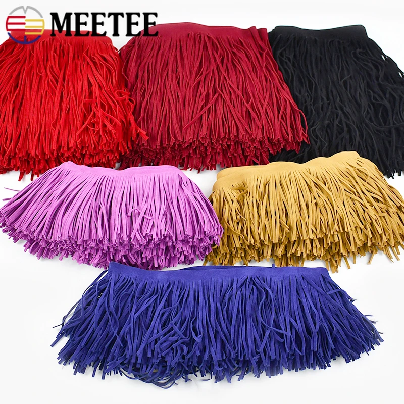 5Meters Meetee 10-30cm Suede T - Fringe Ribbon Sewing review and price