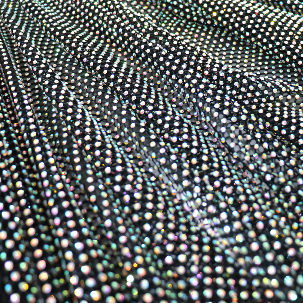 Fashion DIY AB Color Rhineston - Crystal Mesh Fabric review and price