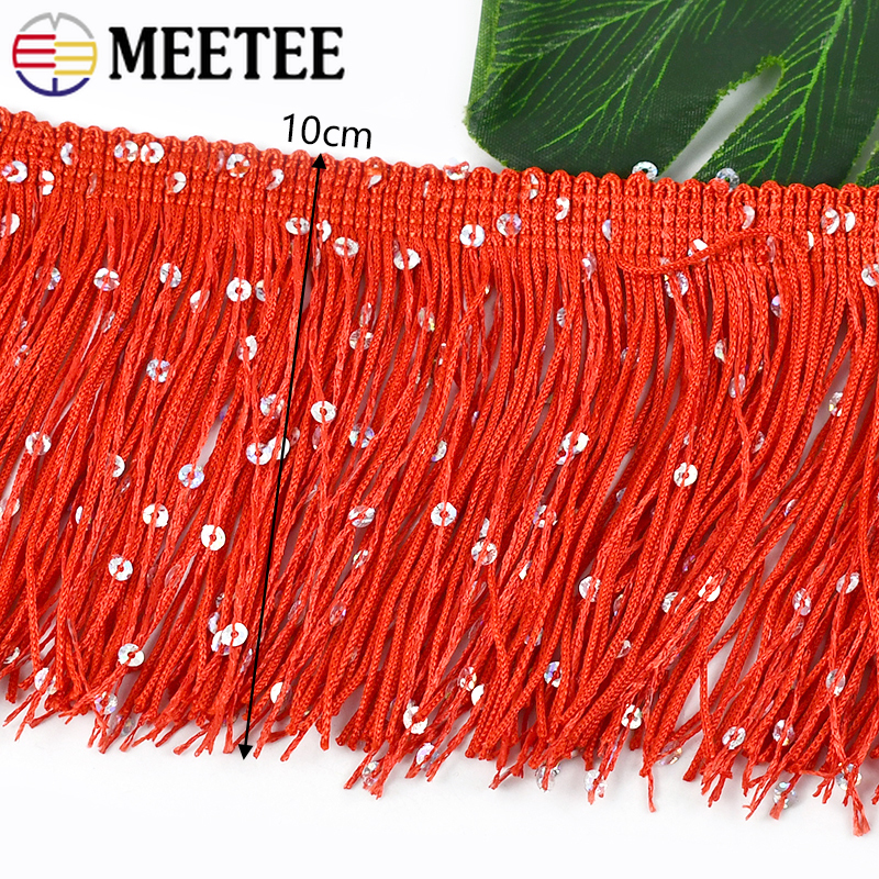 2/4/8M 10cm Colorful Sequin Ta - Fringe Ribbon Sewing review and price
