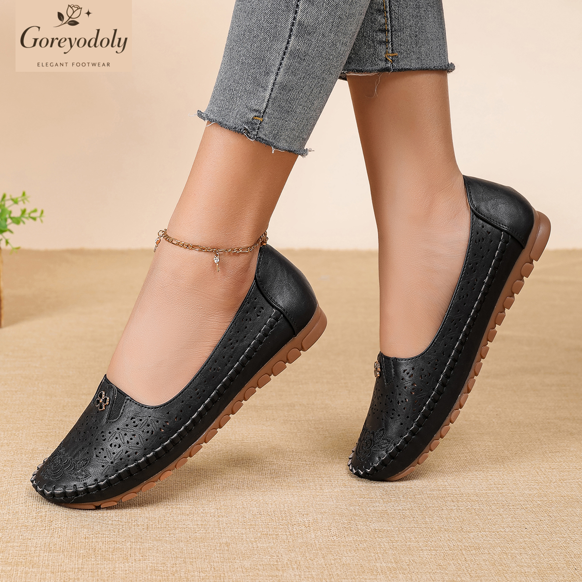 Goreyodoly women loafers flora - Embroidery Embellishments review and price