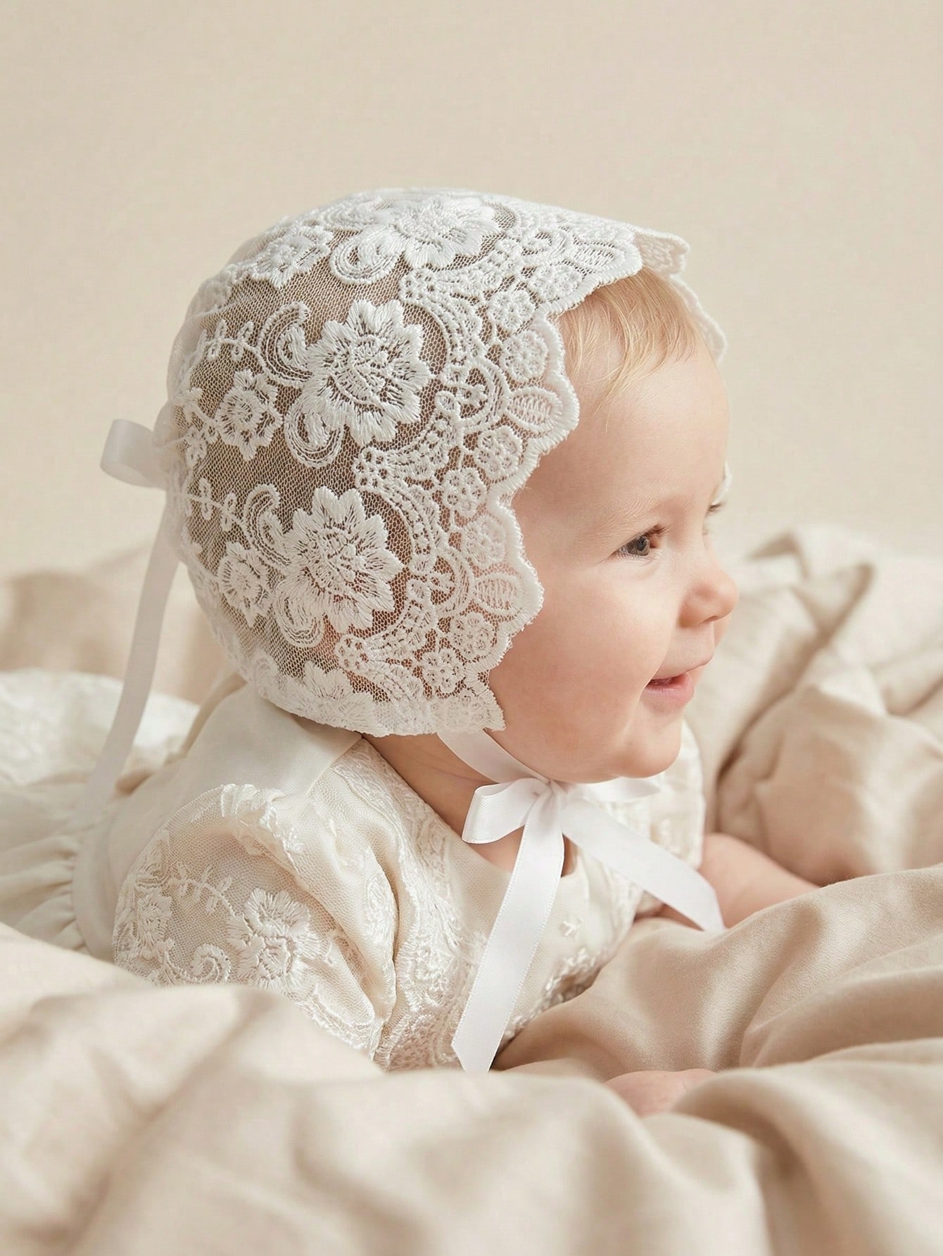 Baby Lace Brim Headband Hat He - Embroidery Embellishments review and price