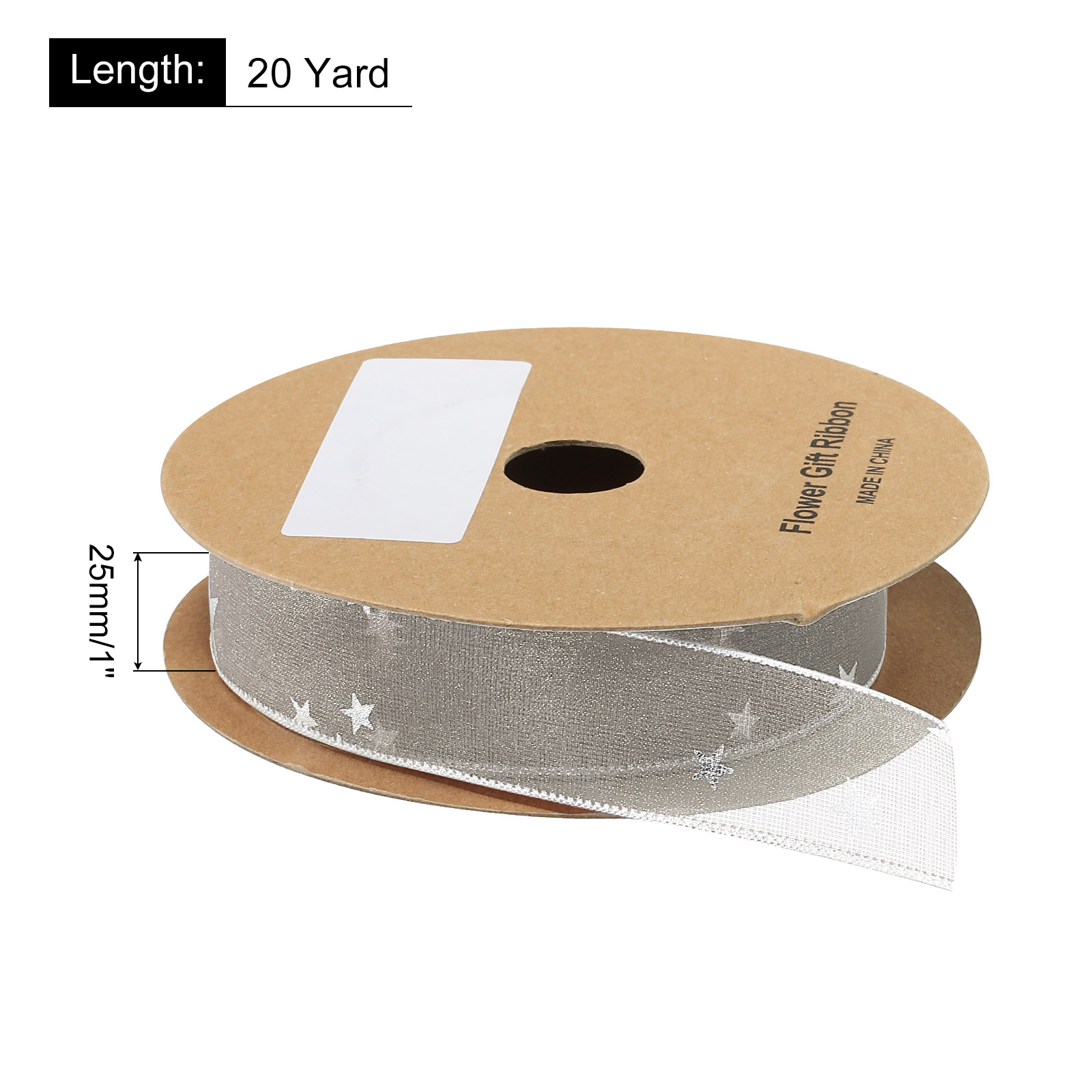 1 Inch 20 Yard Star Organza Sh - Organza Ribbon Spool review and price