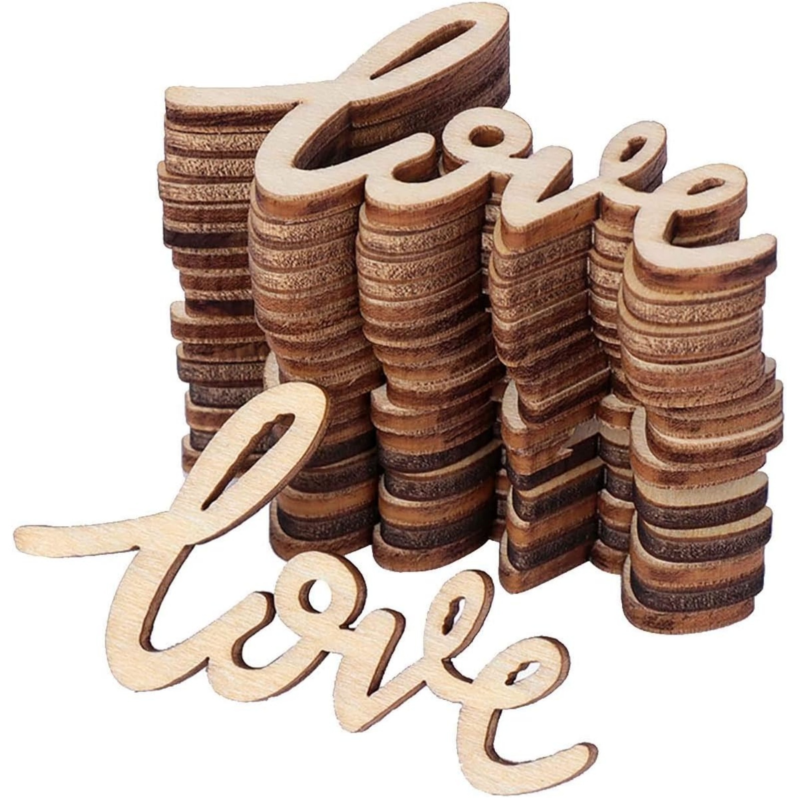 18/36 Pcs Little Love Wood Cra - Christmas Craft Embellishment review and price