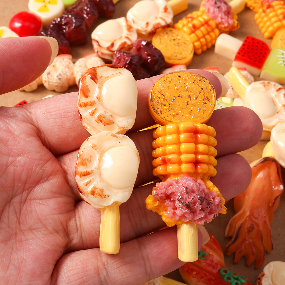 4pcs Simulation Foood Barbecue - Embellishments For Scrapbooking review and price