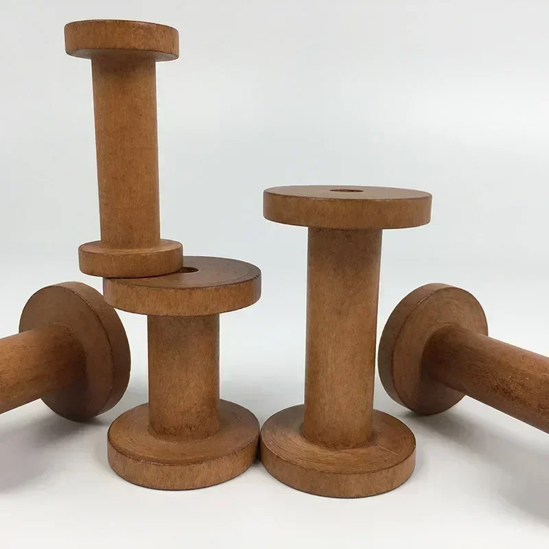 1Pc Vintage Wooden Spools DIY  - Organza Ribbon Spool review and price