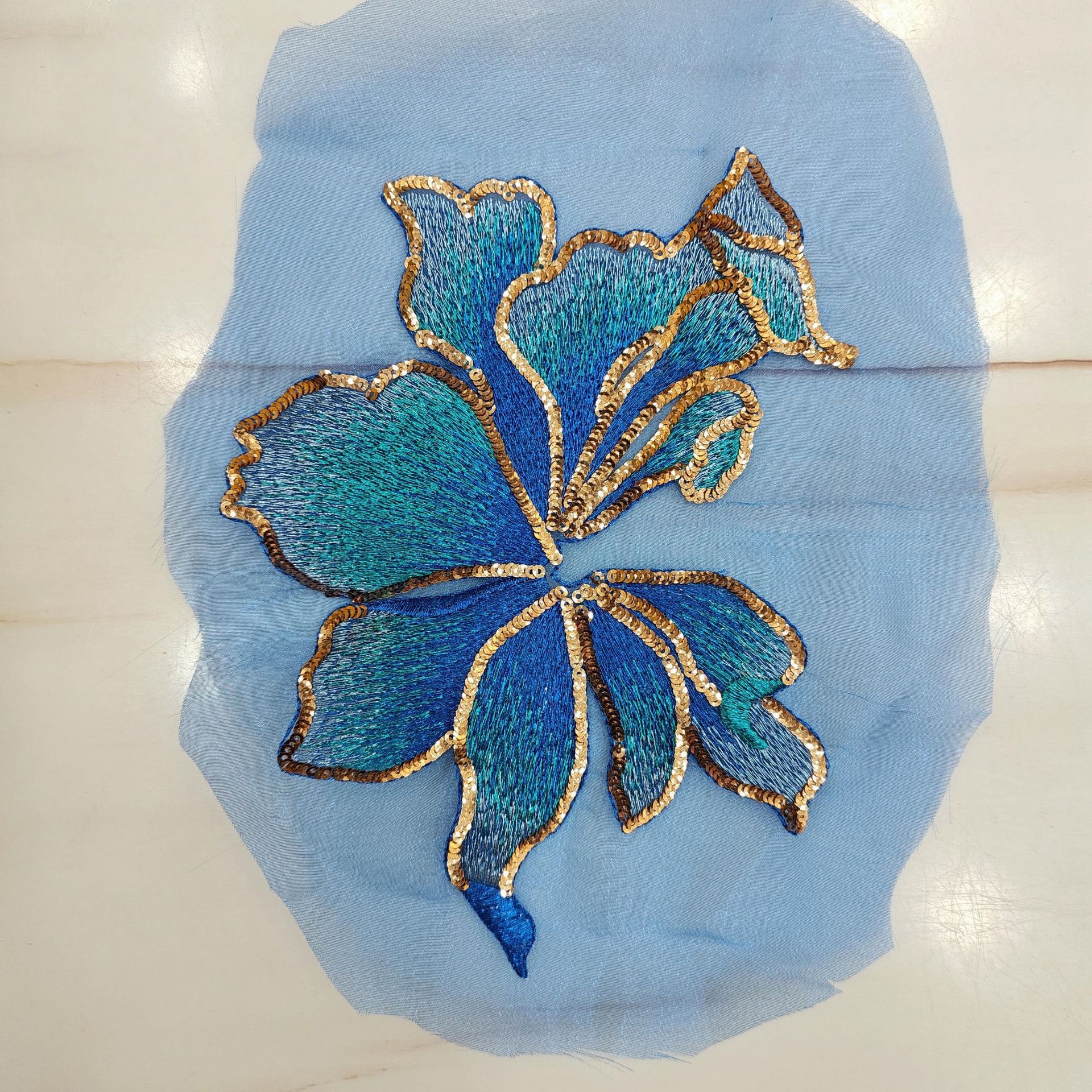 Organza Embroidery Applique Pa - Craft Embellishment review and price