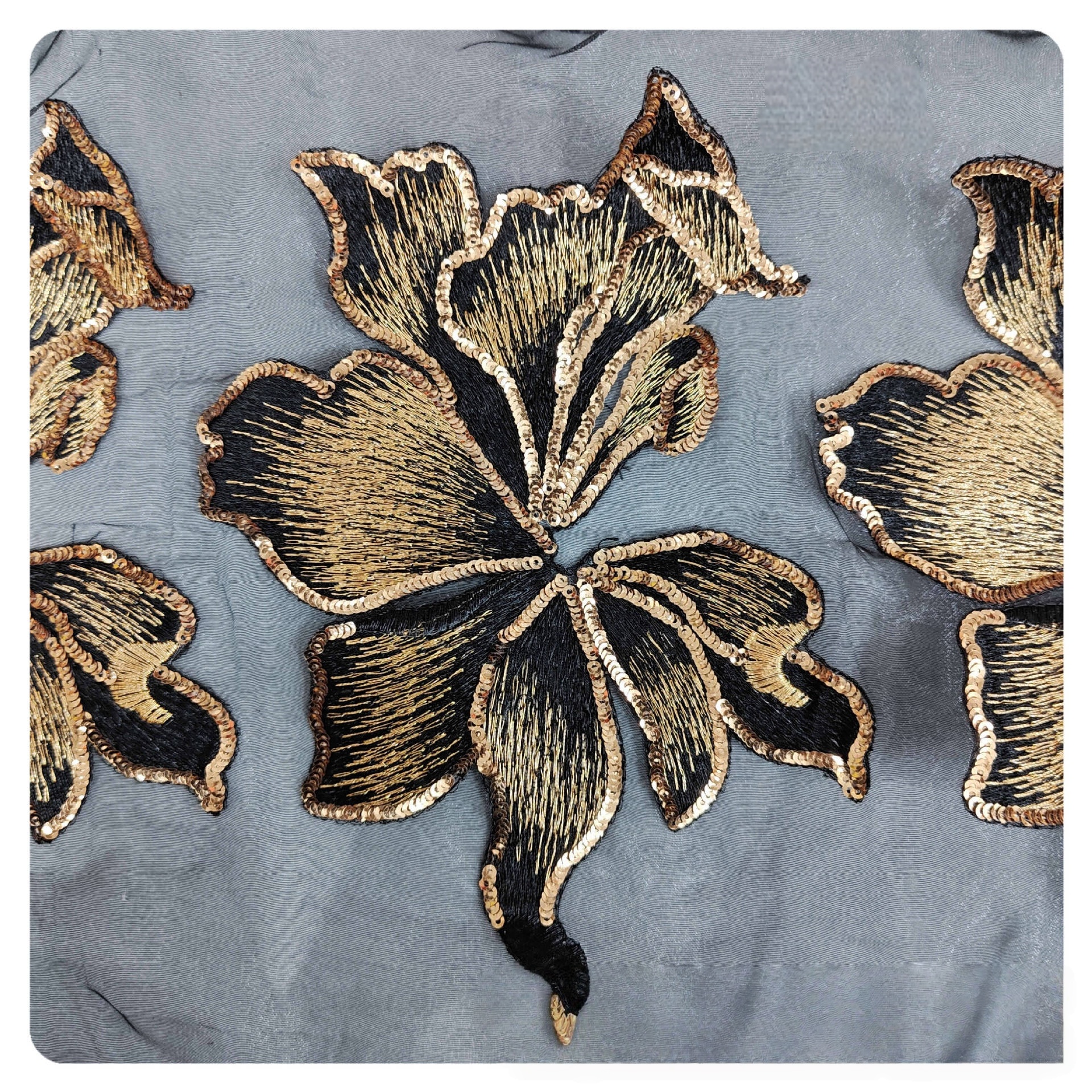 Organza Embroidery Applique Pa - Craft Embellishment review and price