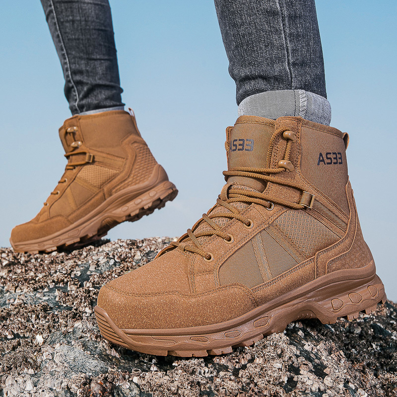 Men's Military Tactical Boots  - Guipure Lace Panel review and price