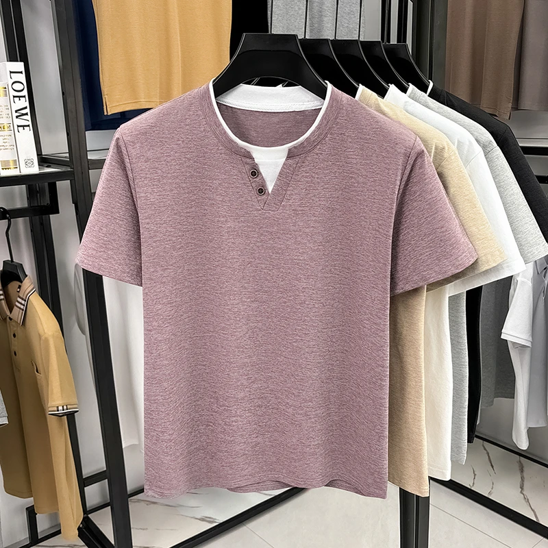 Men's Minimalist Henley Neck T - Embellish Knit review and price