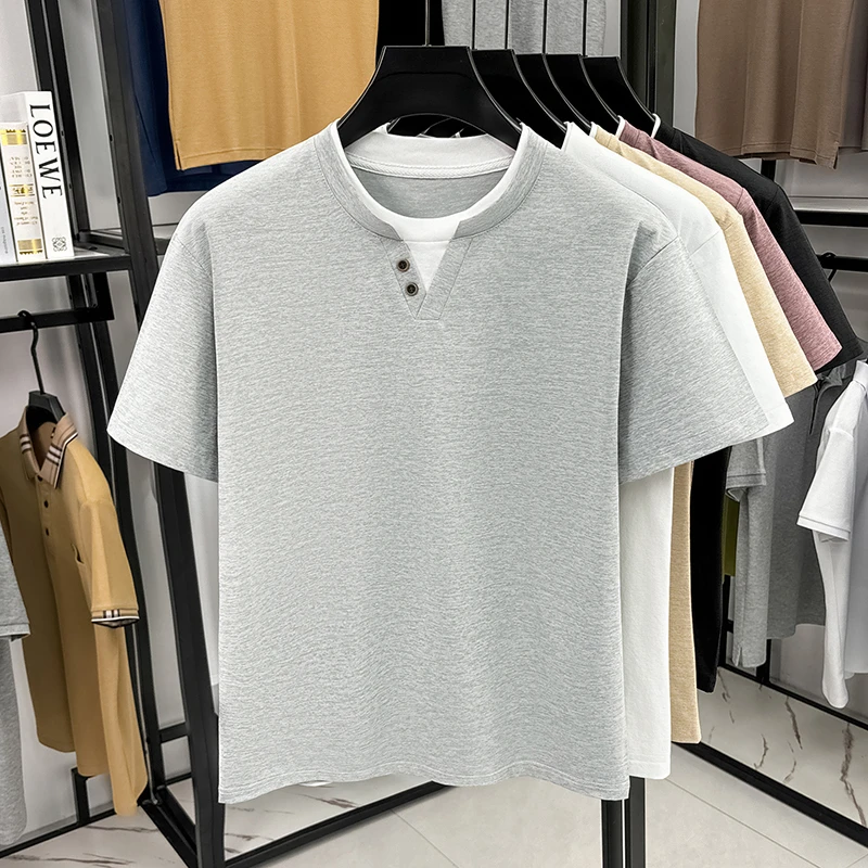 Men's Minimalist Henley Neck T - Embellish Knit review and price