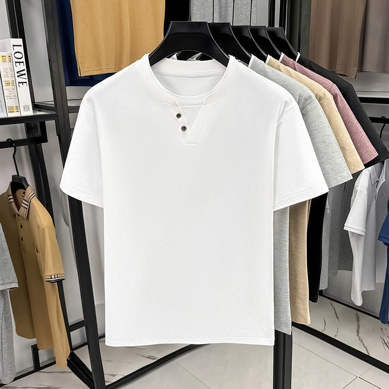 Men's Minimalist Henley Neck T - Embellish Knit review and price