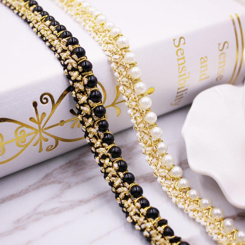 10yards DIY accessories Pearl  - Fringe Ribbon Sewing review and price