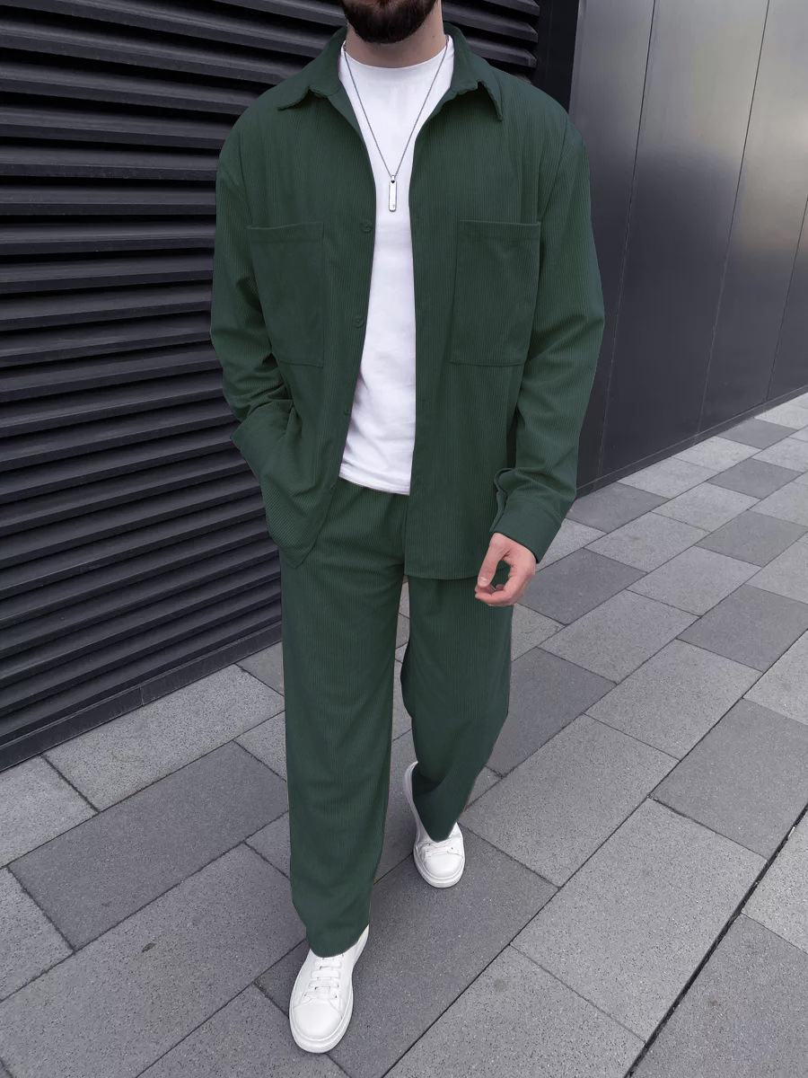 Men's corduroy two-piece outfi - Embellish Knit review and price
