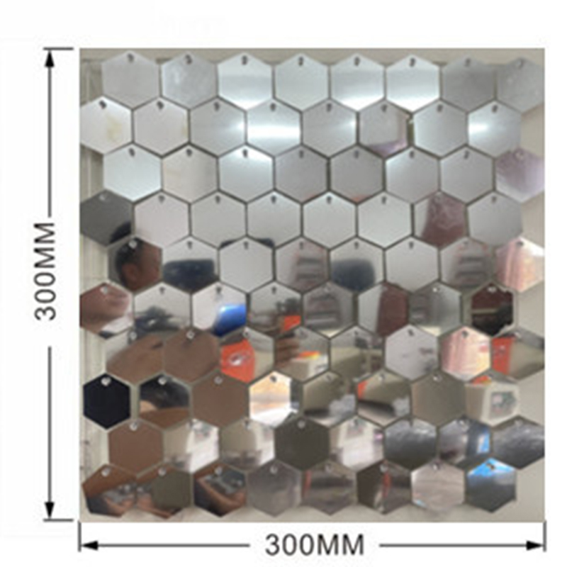1pc Hexagon Sequin Backdrop Pa - Sequin Fabric Panel review and price