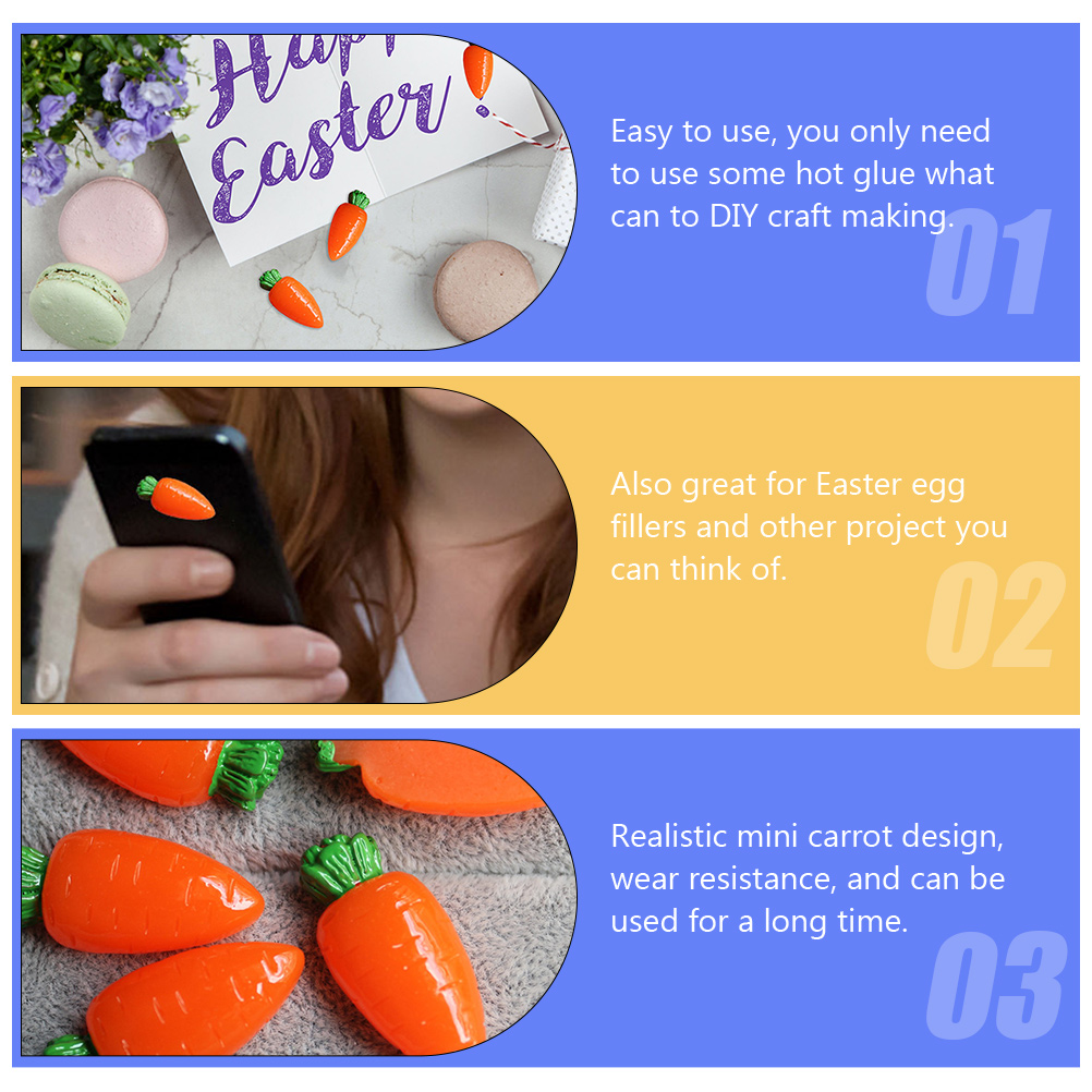  20 Pcs Simulated Carrot Acces - Embellishments For Scrapbooking review and price