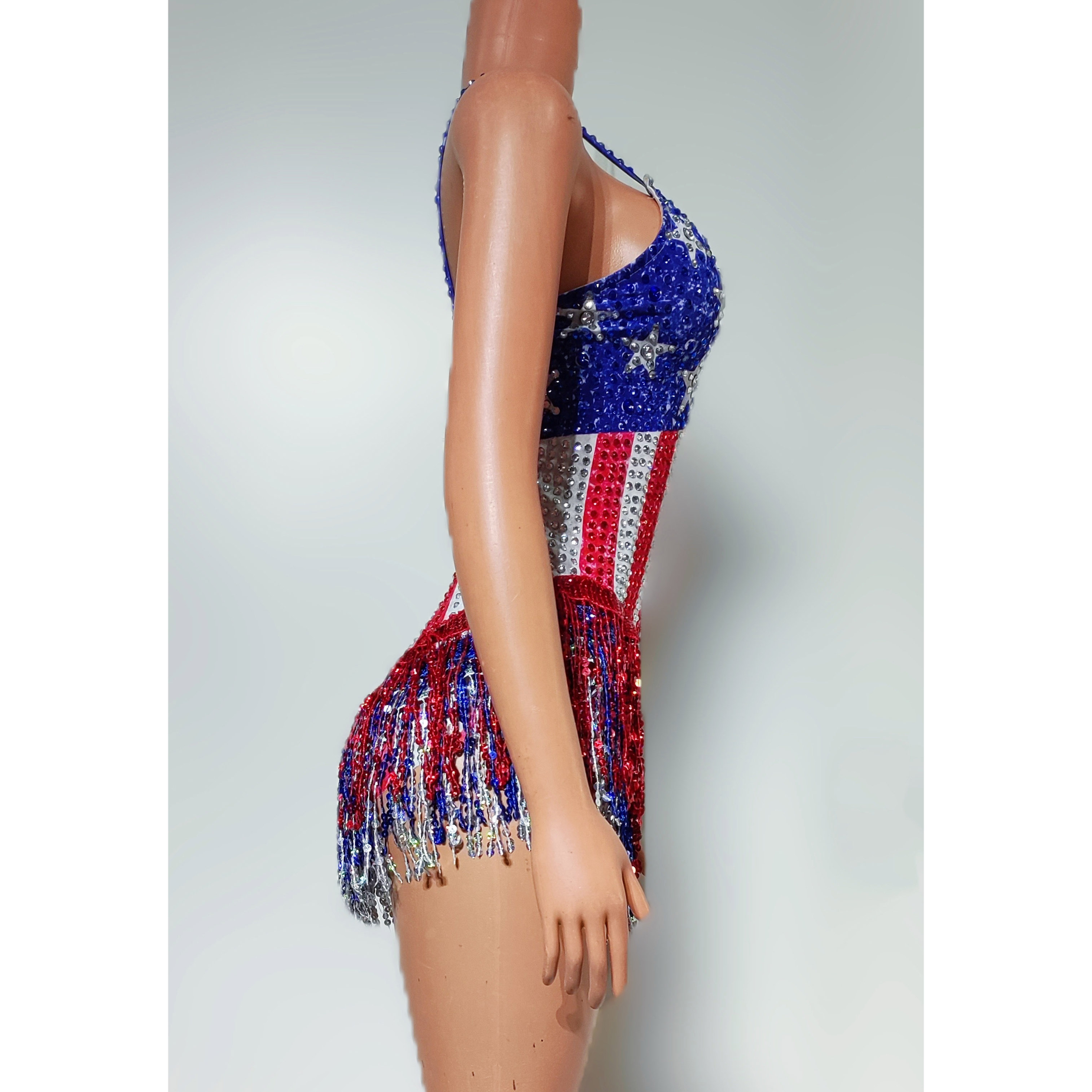 Dance Singer Costume Bar Night - Rhinestone Banding Trim review and price
