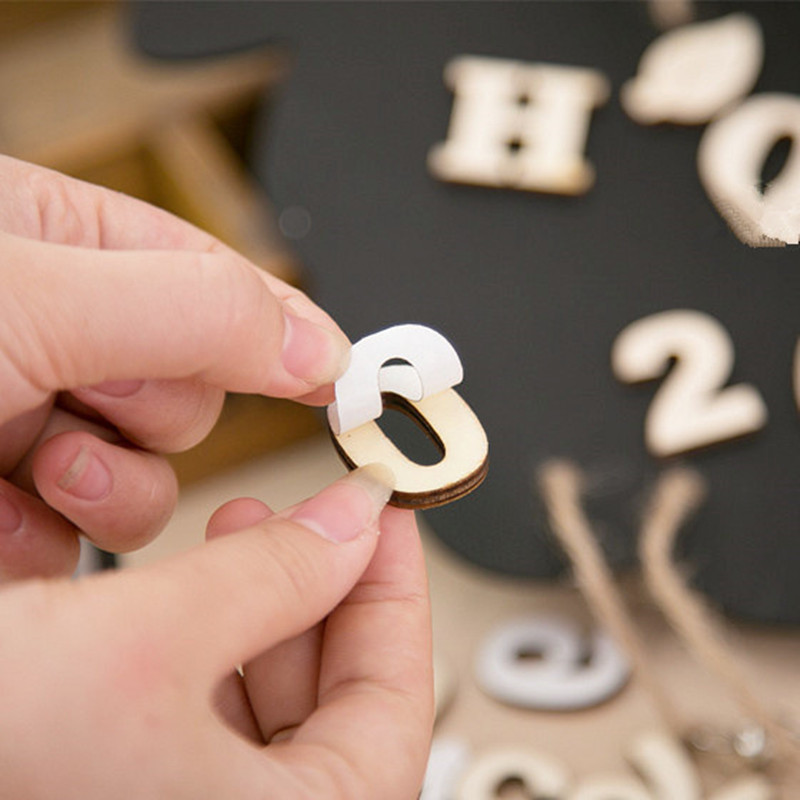 Self-sticking Wooden 0-9 Numbe - Embellishments For Scrapbooking review and price