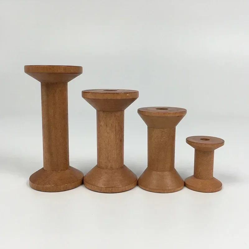 1Pc Brown Big Wood Empty Spool - Organza Ribbon Spool review and price