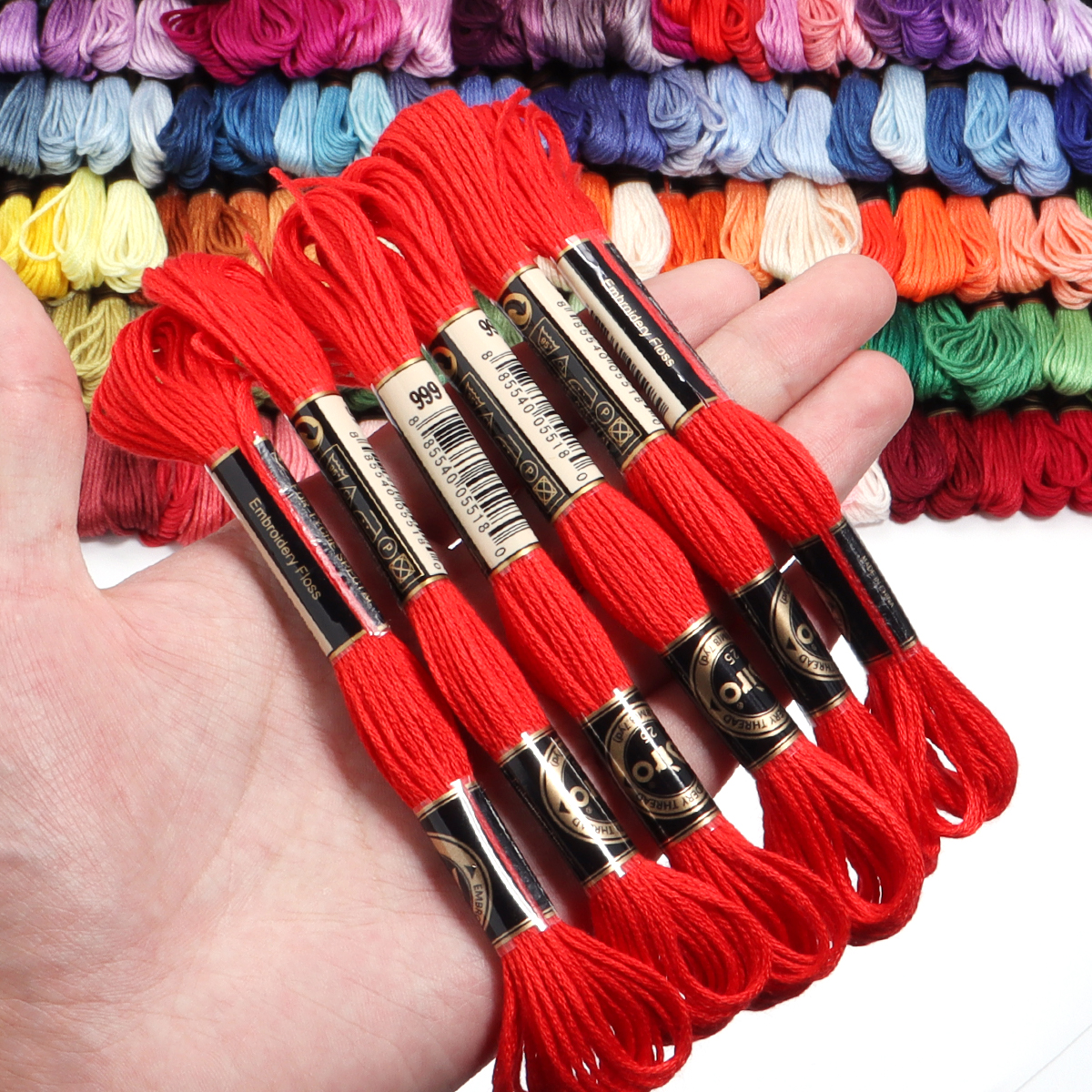 6Pcs/Lot Multicolor Polyester  - Embroidery Embellishments review and price