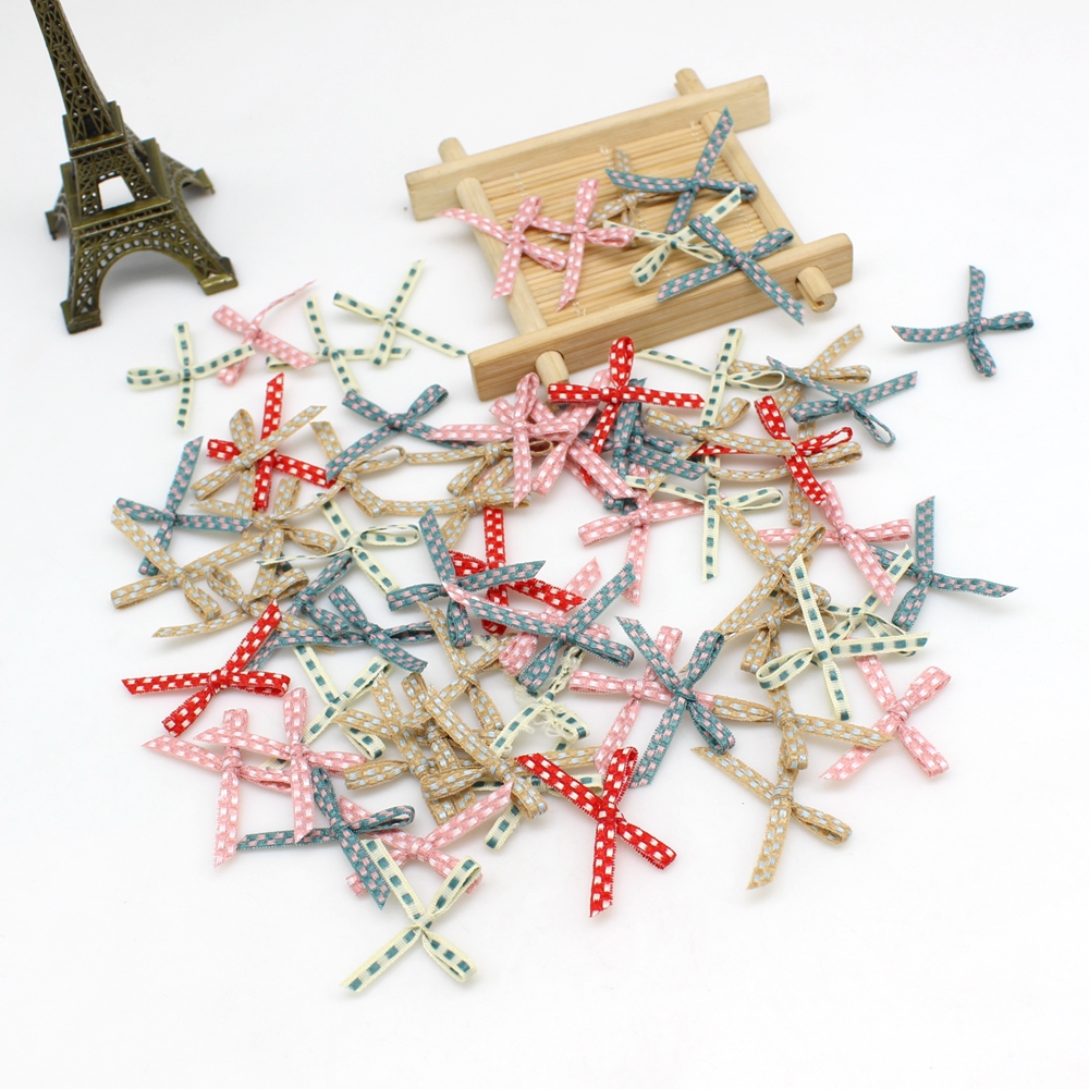 100pcs 2cm*3cm  Bowknot  Small - Embellishments For Scrapbooking review and price