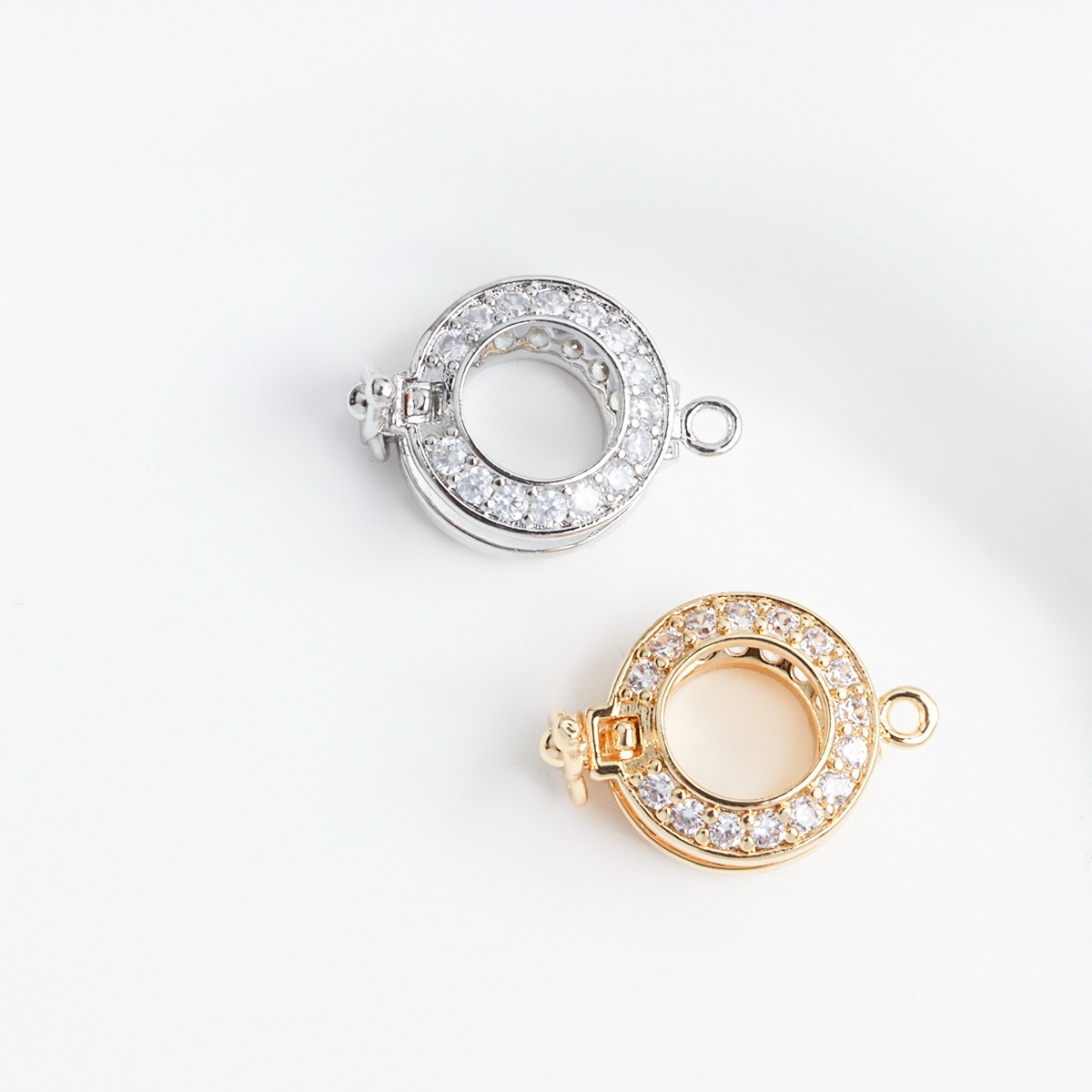 18K Real Gold-plated Zircon Ro - Pearl Trim Chain review and price