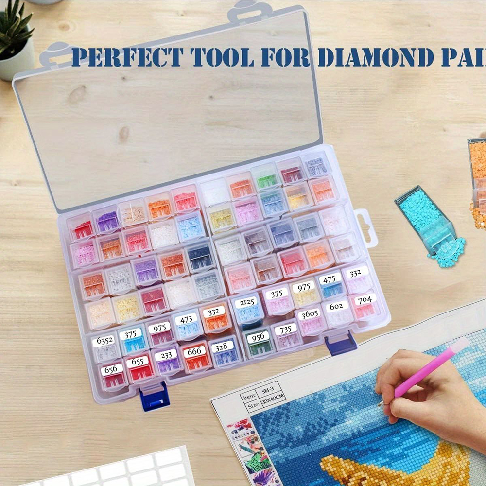 Square Plastic Diamond Paintin - Embroidery Embellishments review and price
