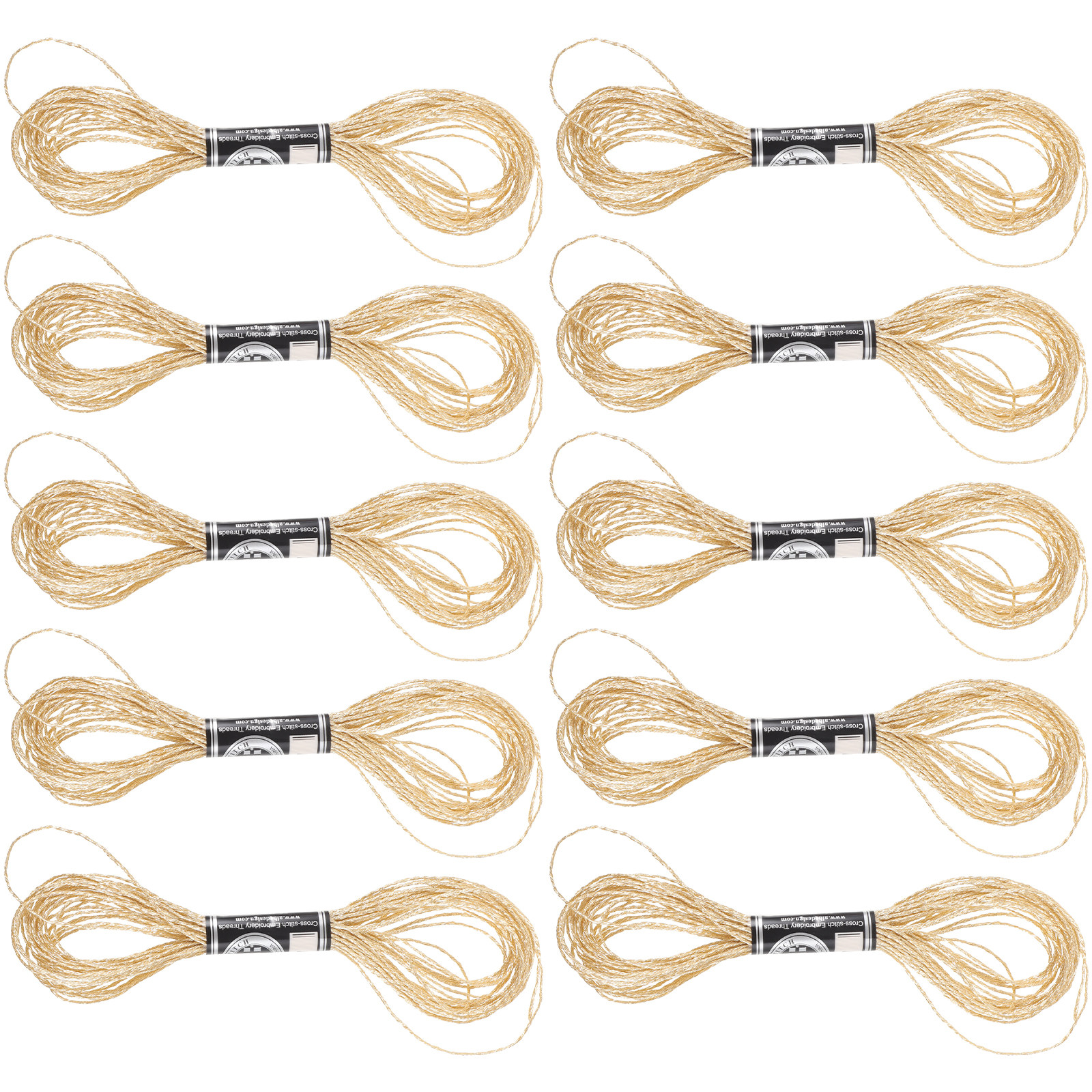 12Pcs Metallic Embroidery Thre - Embroidery Craft review and price