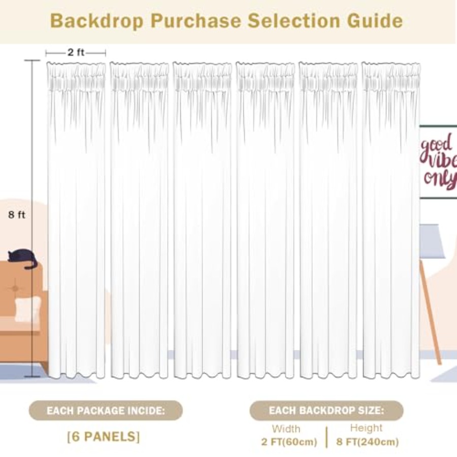 Photography backdrop curtains  - Sequin Fabric Panel review and price
