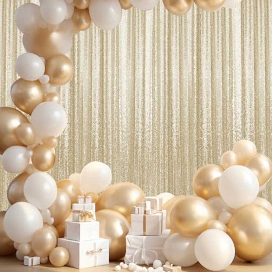 Photography backdrop curtains  - Sequin Fabric Panel review and price